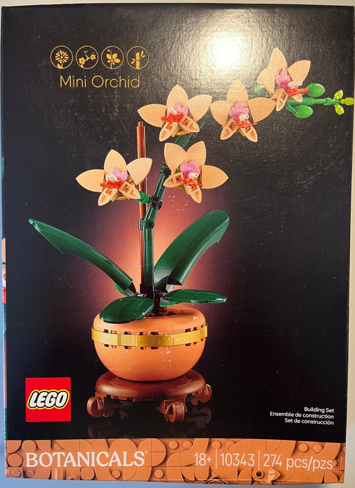 LEGO Botanicals 10343 Mini Orchid neuf scellé