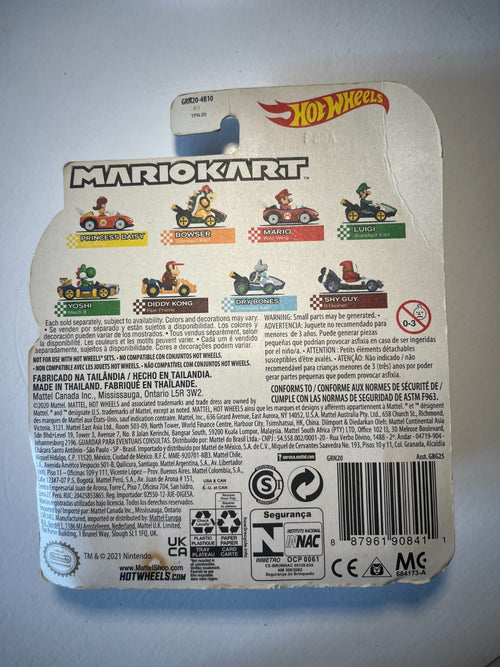 Bowser – Standard Kart – Mario Kart Hot Wheels – Nintendo sous Blister