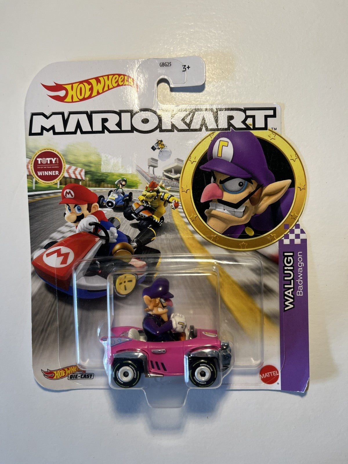 Voiture Hot Wheels Mario Kart - Waluigi - Badwagon