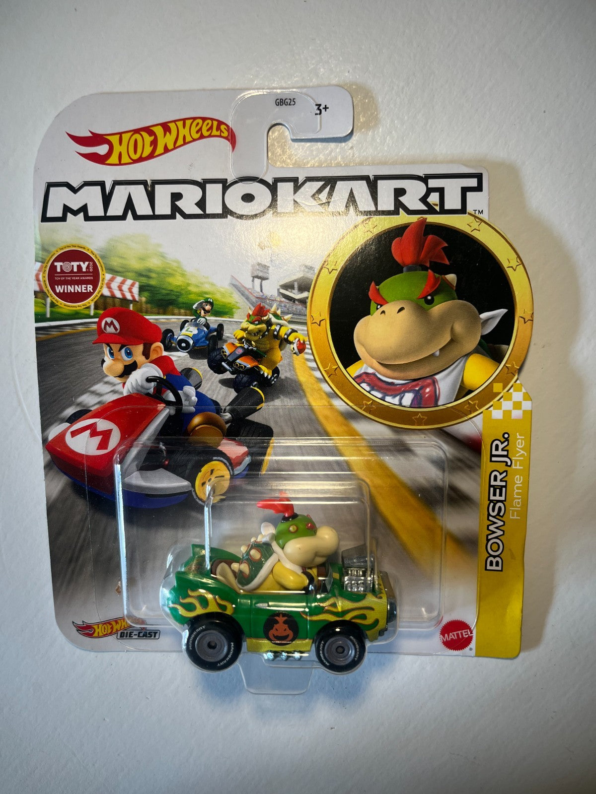 Voiture Hot Wheels Mario Kart - Bowser Jr - Flame flyer