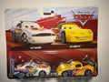 Coffret 2 Voitures Cars Disney Pixar Pat Traxson + Jeff Gorvette