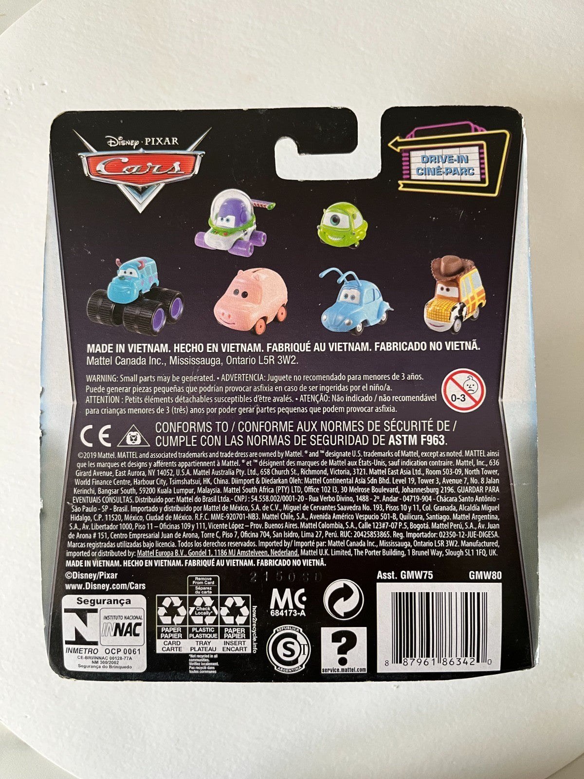 Voiture Cars Disney Pixar P.T Flea (rare)