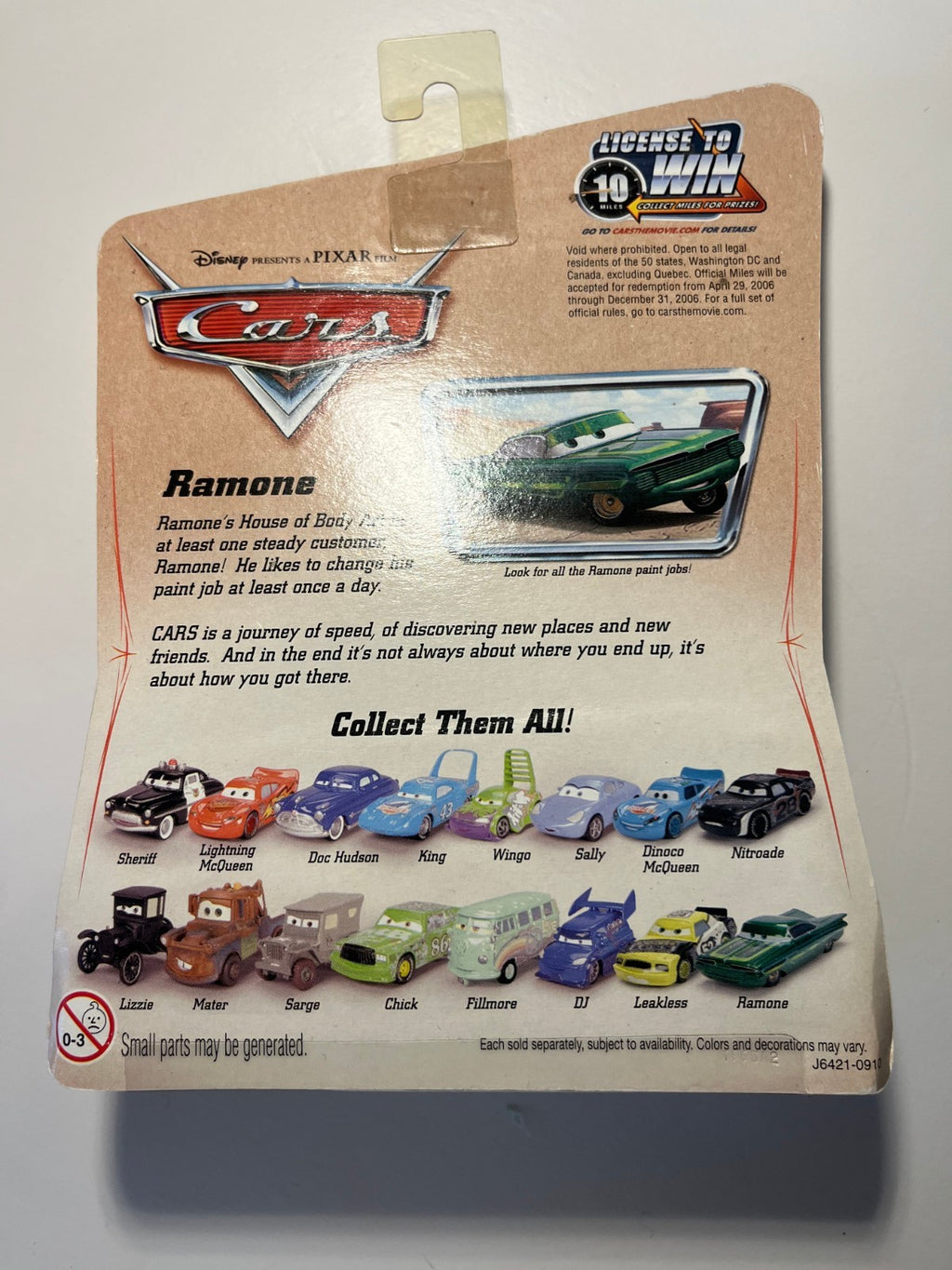 Voiture Cars Disney Pixar Ramone