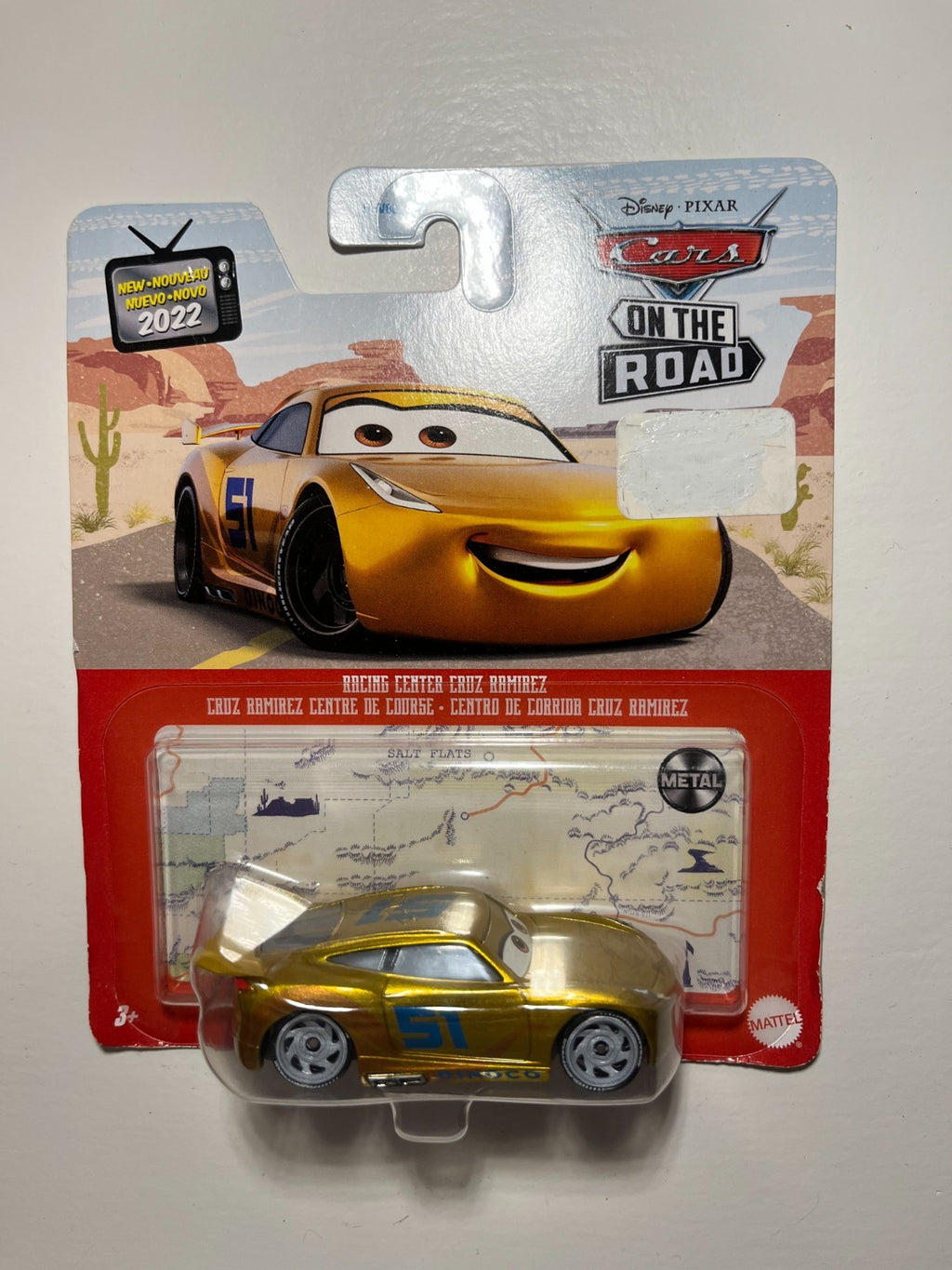 Voiture Cars Disney Pixar Cruz Ramirez centre d'entraînement