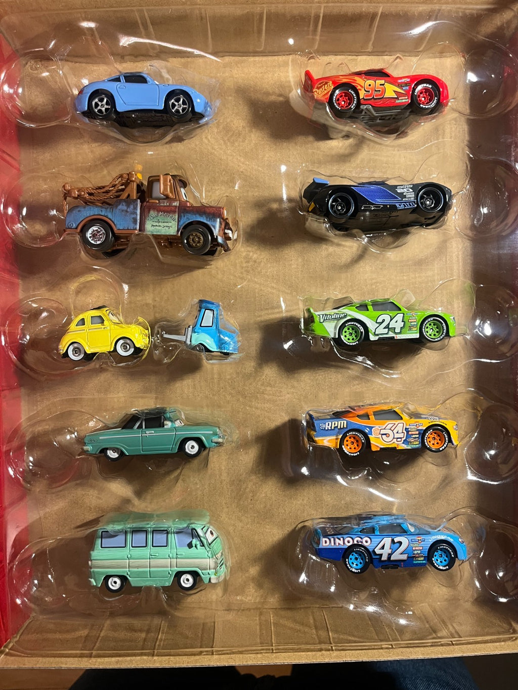Coffret de 11 Voitures Cars Disney Pixar