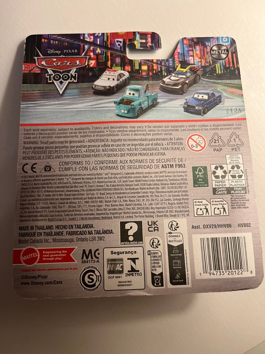 Voiture Cars Disney Pixar Komodo