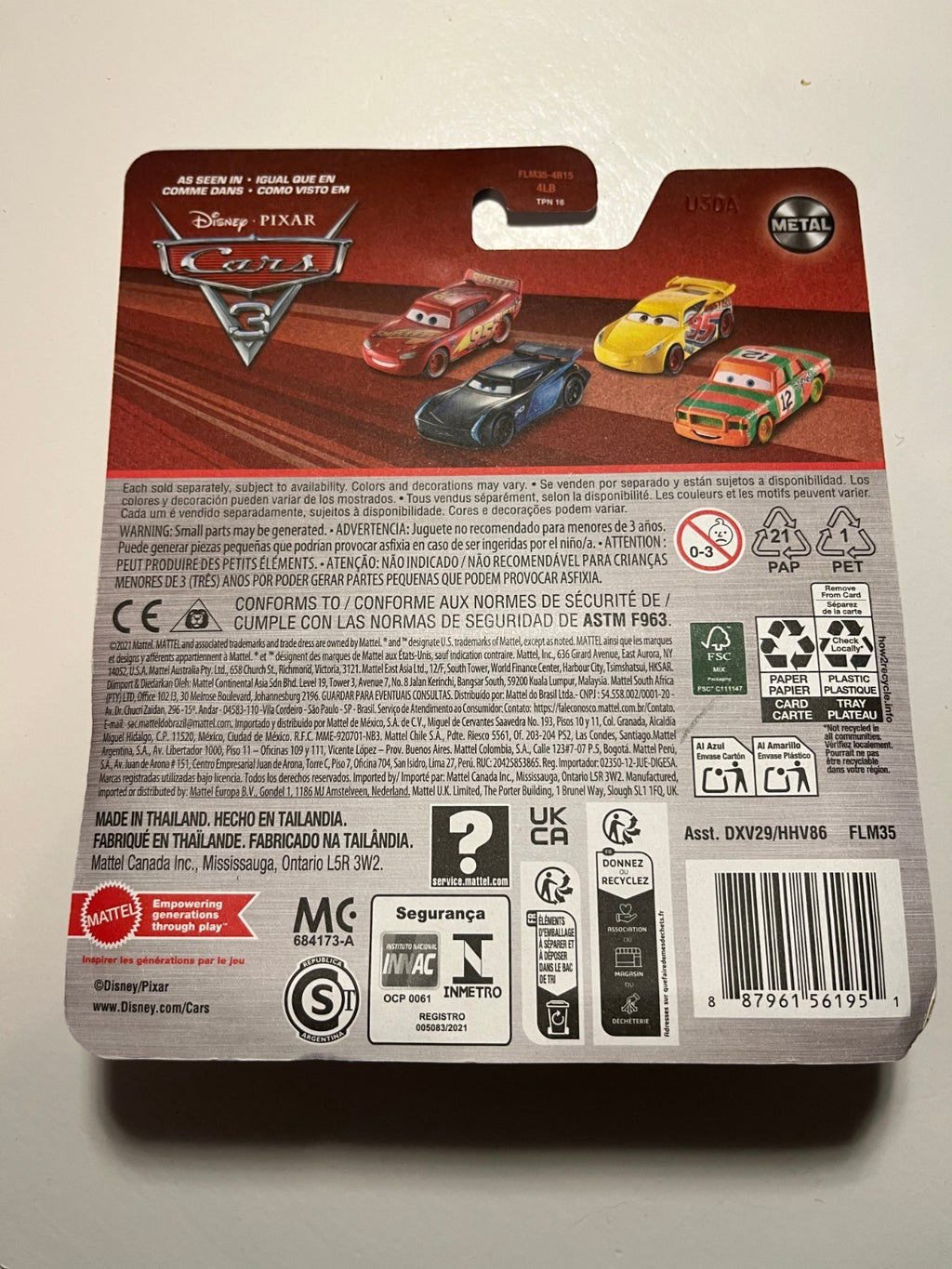 Voiture Cars Disney Pixar Cam Spinner