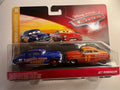 Coffret 2 voitures Cars Disney Pixar Fabulous Doc Hudson et Jet Robinson (rare)