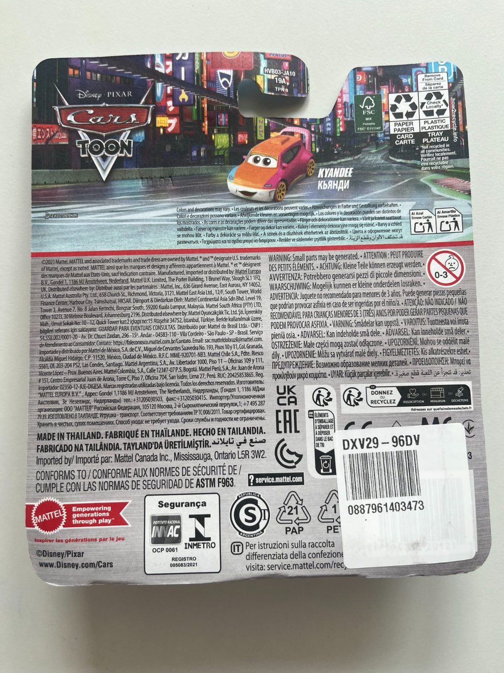 Kyandee – version rare Disney Pixar Cars
