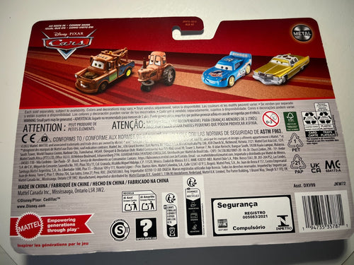Coffret 2 Voitures Cars Disney Pixar Pat Traxson + Jeff Gorvette