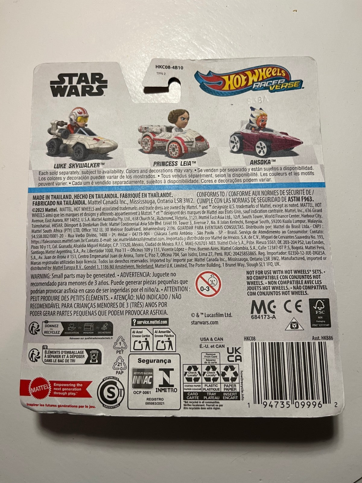 Hot Wheels Racer Verse Star Wars Princess Leia – Sous Blister