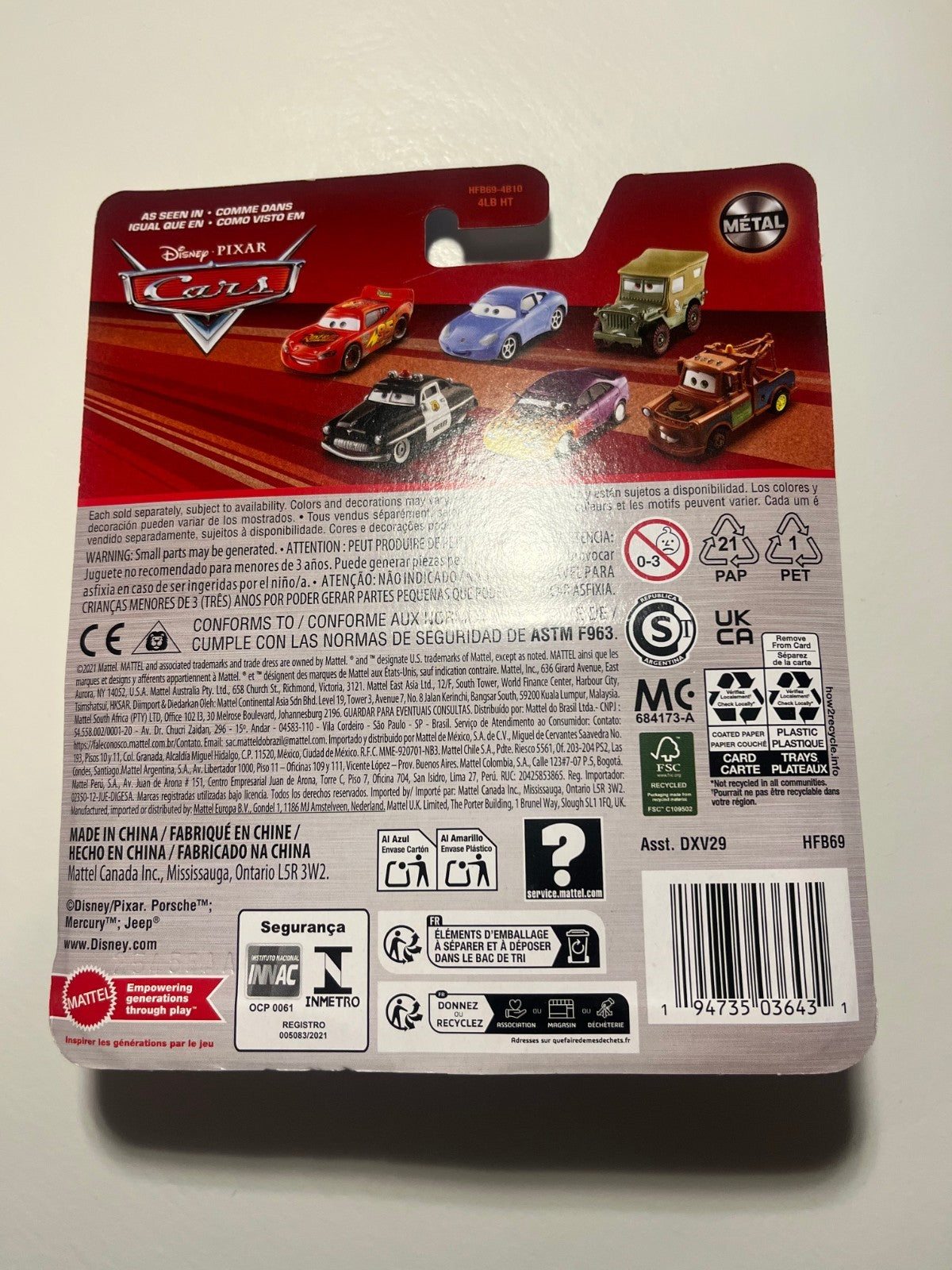 Voiture Cars Disney Pixar Flash Mcqueen transforming