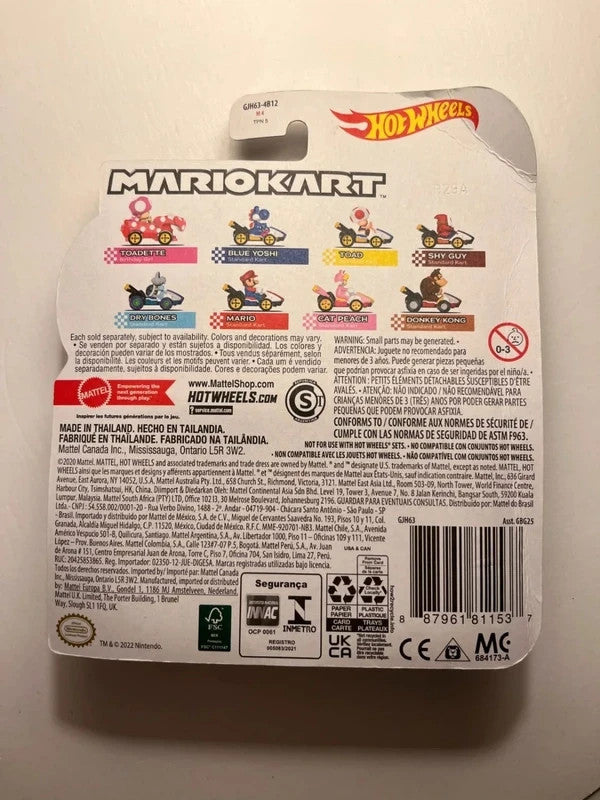 Voiture Hot Wheels Mario Kart - Toad - Standard Kart