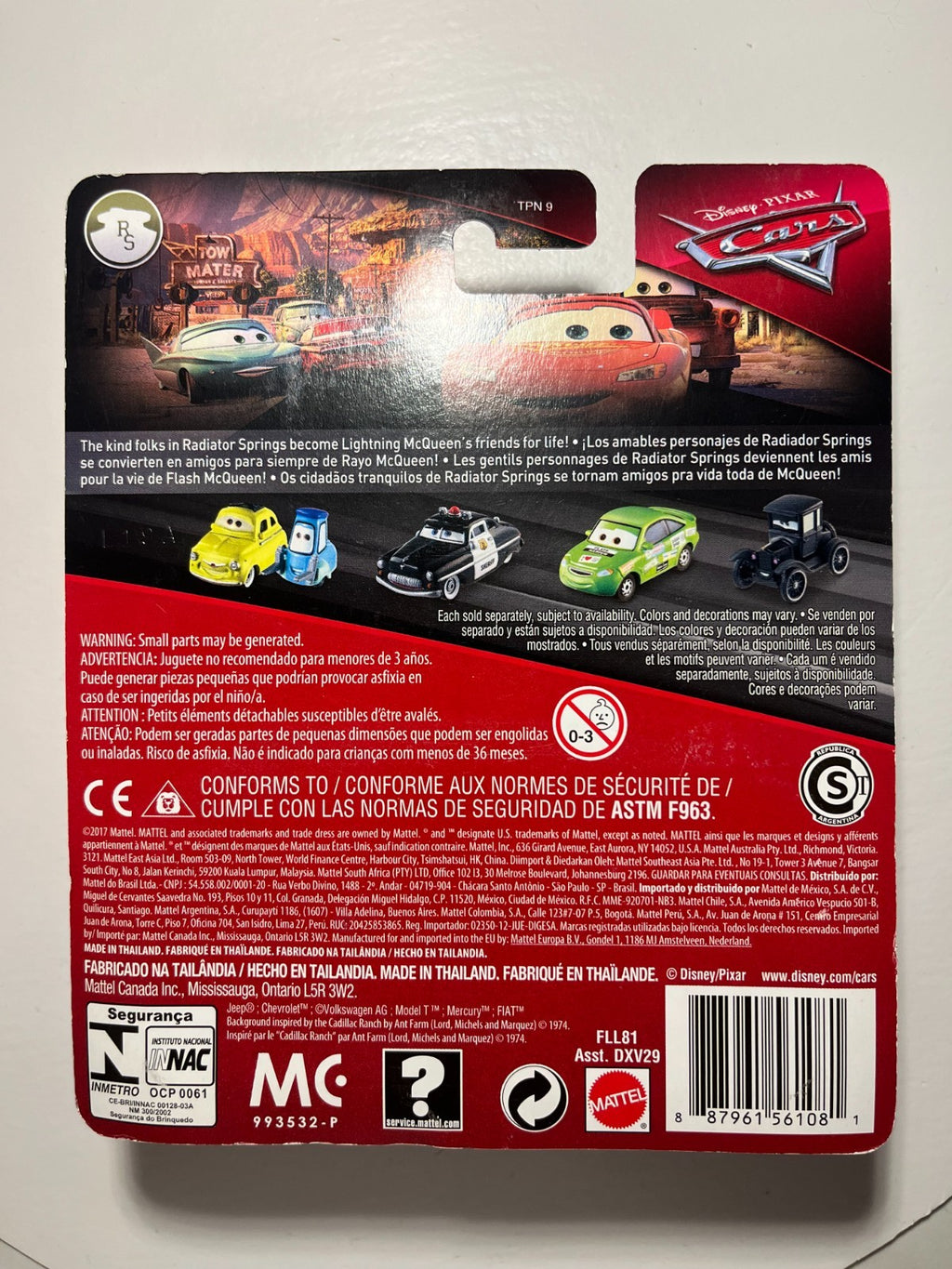 Voiture Cars Disney Pixar Marilyn