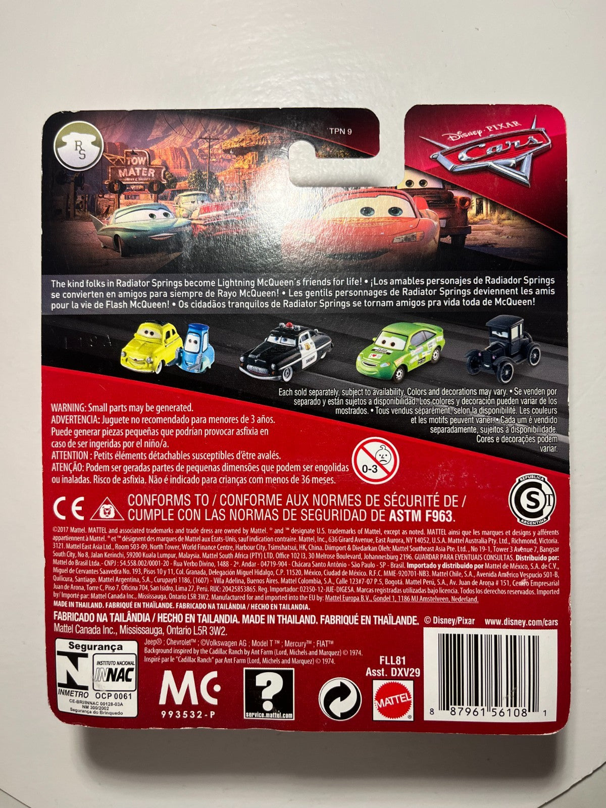 Voiture Cars Disney Pixar Marilyn