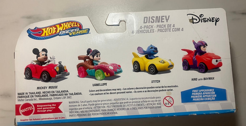Coffret 4 voitures Hot Wheels Racer Verse (rare)