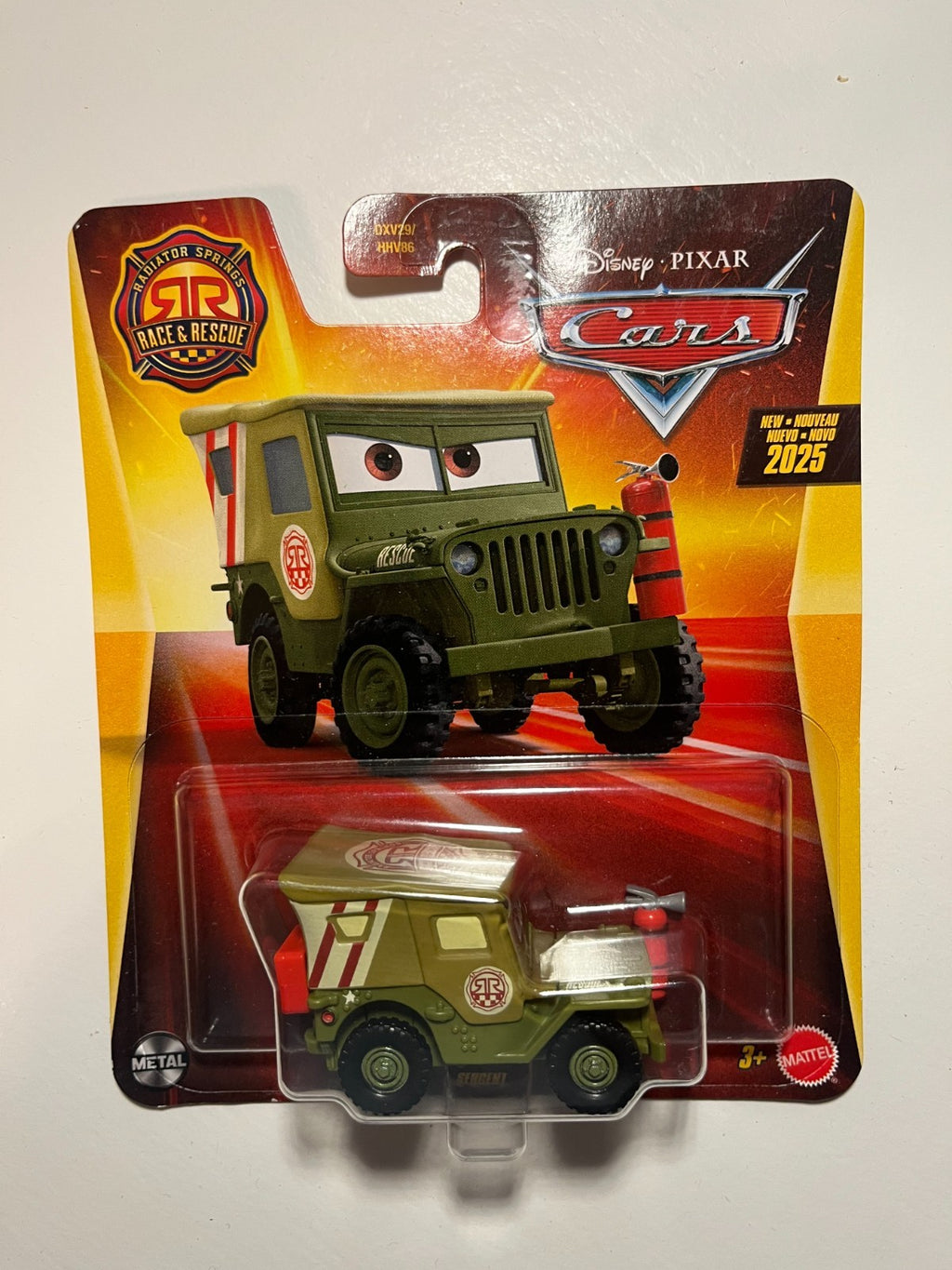 Voiture Cars Disney Pixar Sergent "Race and Rescue"