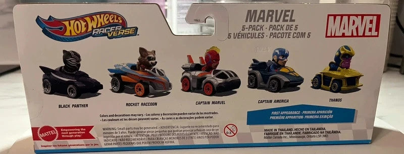 Coffret 5 voitures Hot Wheels Racer Verse