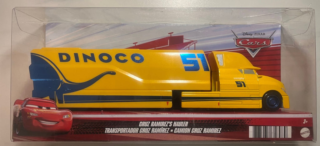 Camion de Cruz Ramirez Cars Disney Pixar Rare Dinoco Neuf Sous Blister Import USA
