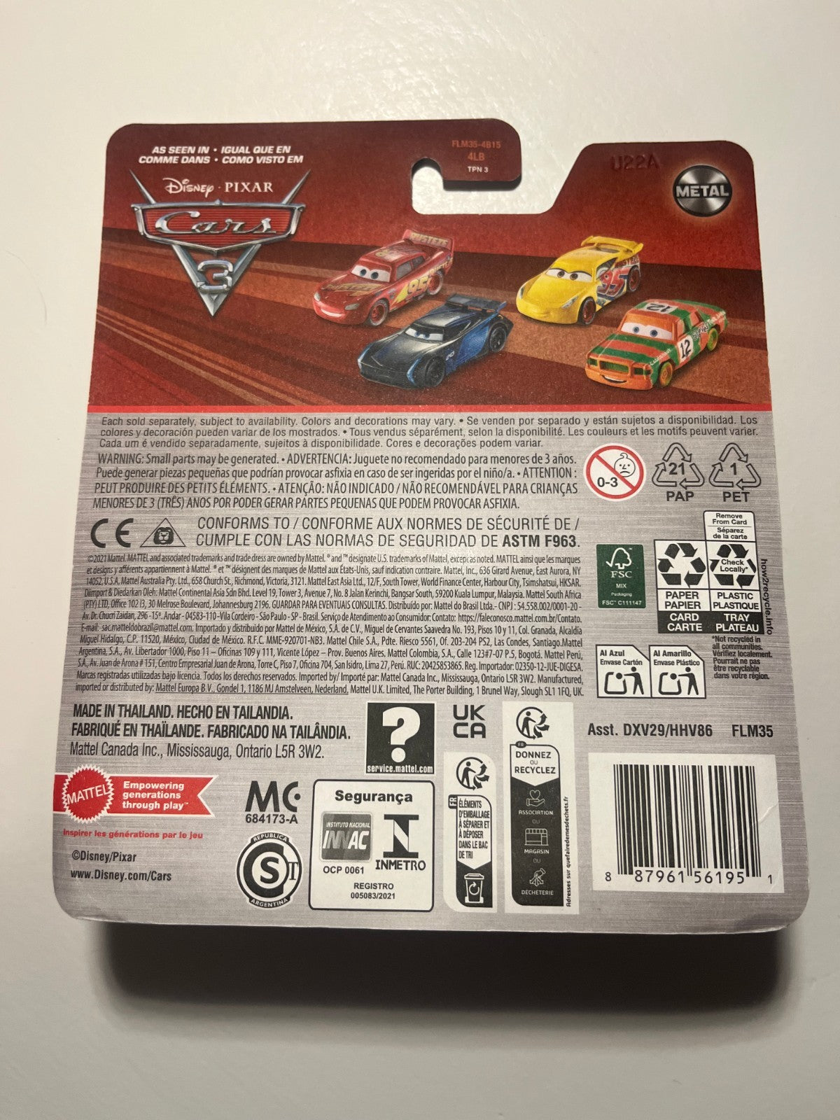 Voiture Cars Disney Pixar Cam Spinner