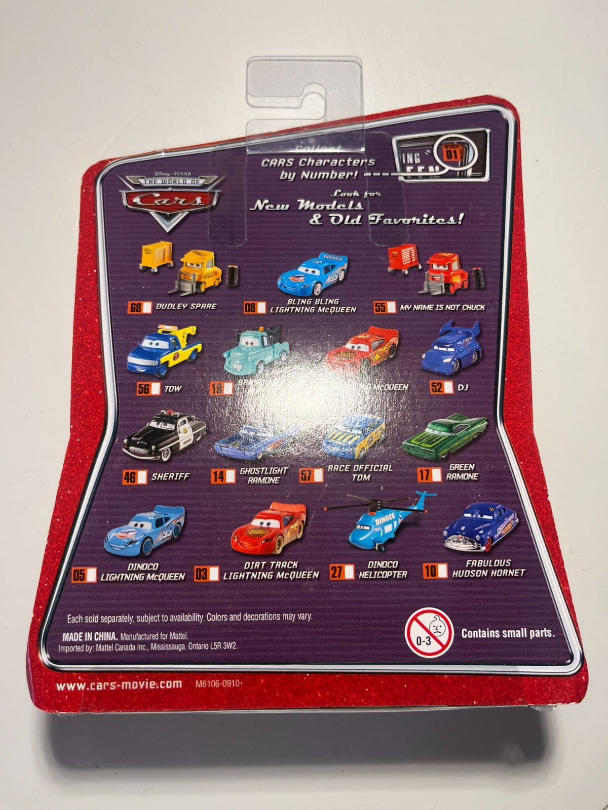 Voiture Cars Disney Pixar Dudley Spare