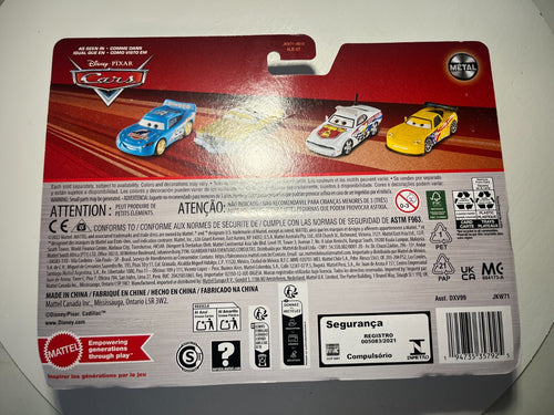 Coffret 2 Voitures Cars Disney Pixar Martin + Tracteur