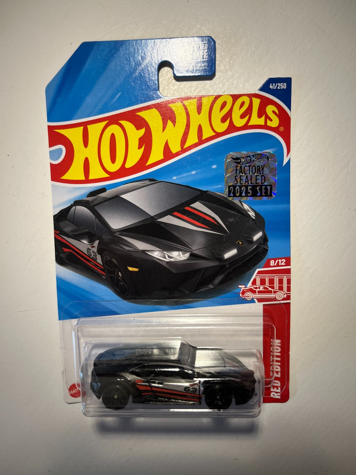 Hot Wheels Red Edition – Lamborghini Huracán Sterrato (2025 Factory Sealed)