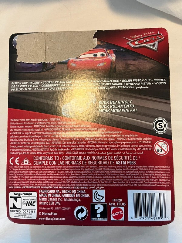Voiture Cars Disney Pixar Buck Bearingly blister scotché