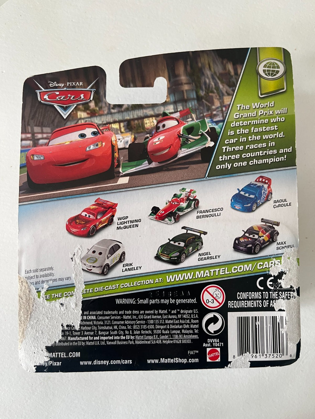 Voiture Cars Disney Pixar Alex Carvill