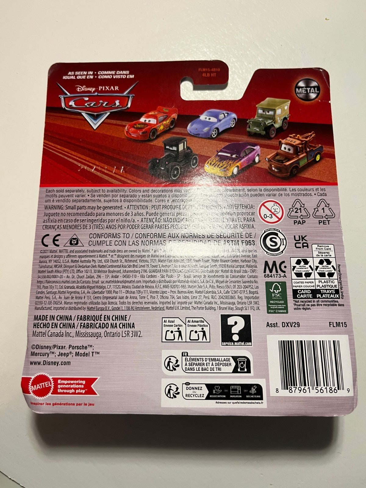 Voiture Cars Disney Pixar Shérif