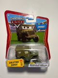 Voiture Cars Disney Pixar Sergent saluting