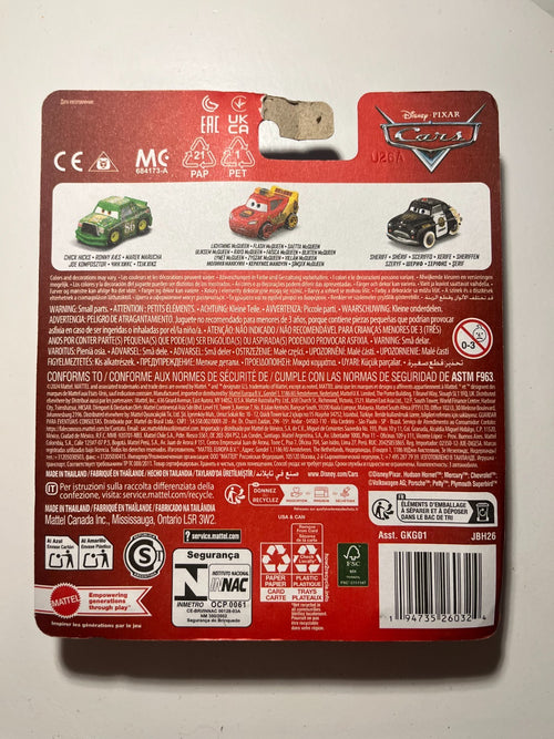 Coffret 3 voitures mini racers Cars Disney Pixar