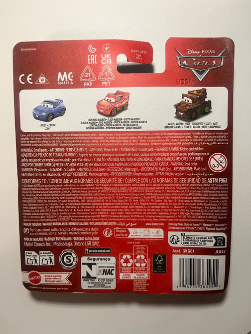 Coffret 3 voitures mini racers Cars Disney Pixar