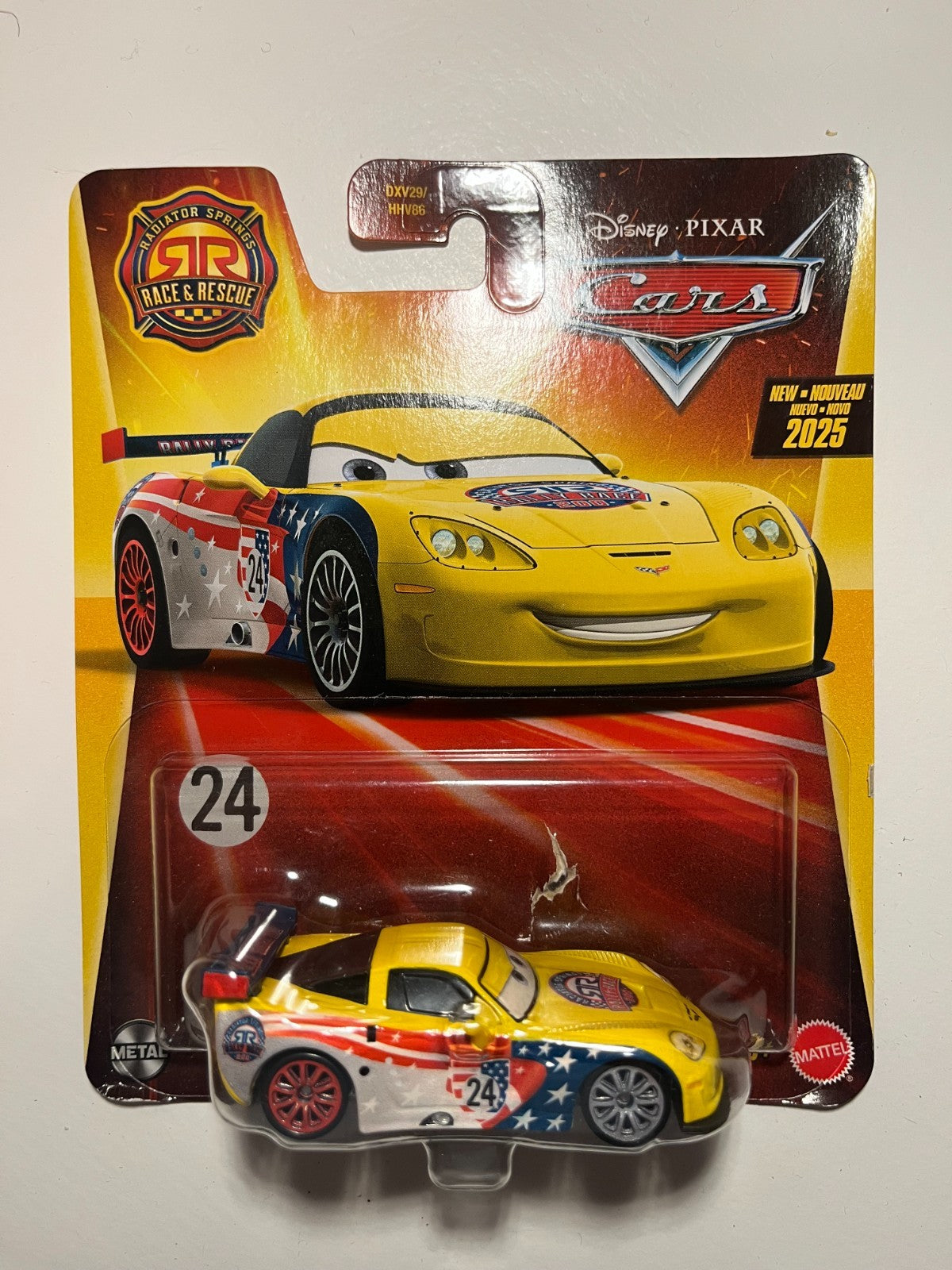 Voiture Cars Disney Pixar Jeff Gorvette "Race and Rescue"