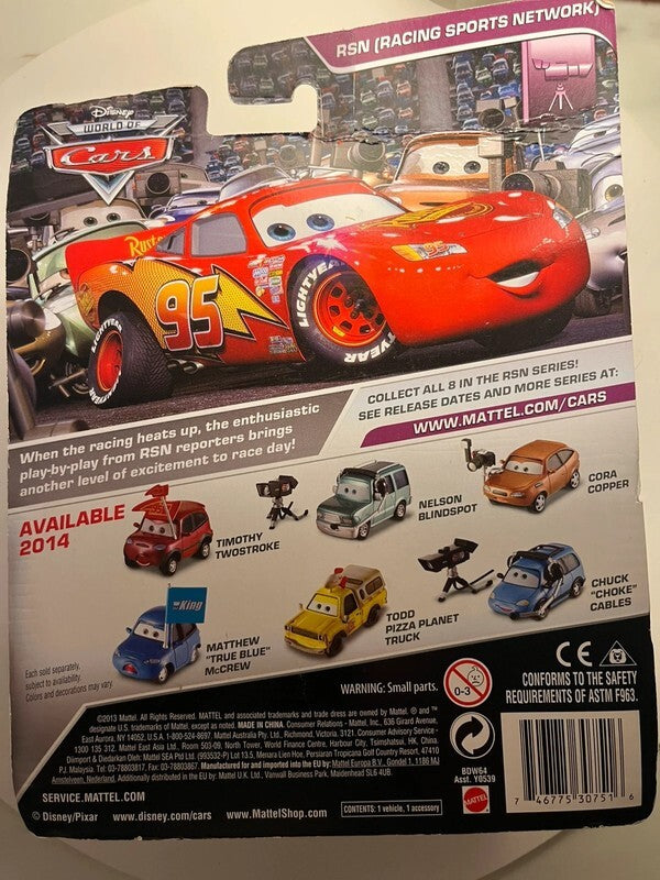 Voiture Cars Disney Pixar Nelson Blindspot (rare)