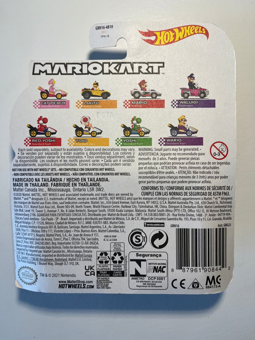 Voiture Hot Wheels Mario Kart - Lakitu - Sports coupe