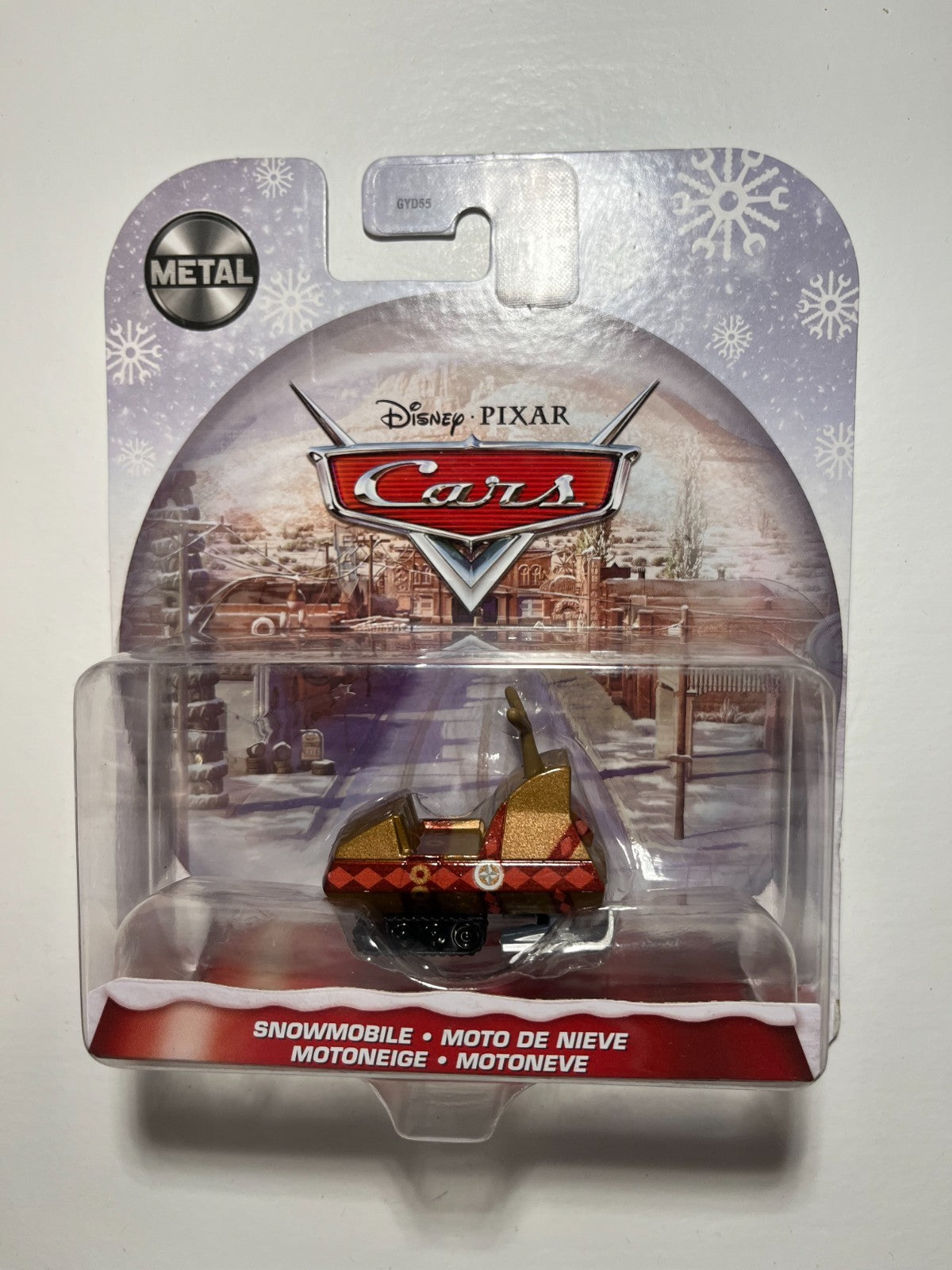 Voiture Cars Disney Pixar Motoneige édition Noël