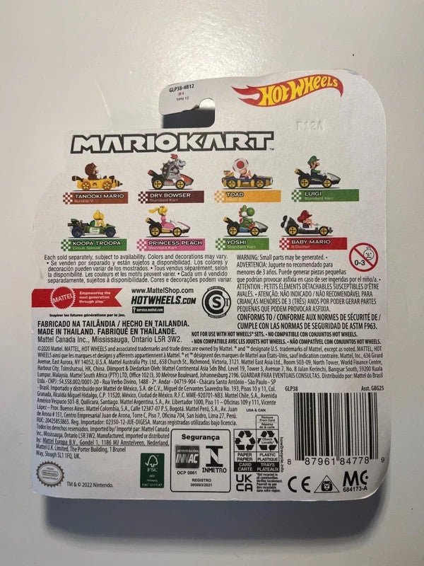 Voiture Hot Wheels Mario Kart - Yoshi - Standard Kart