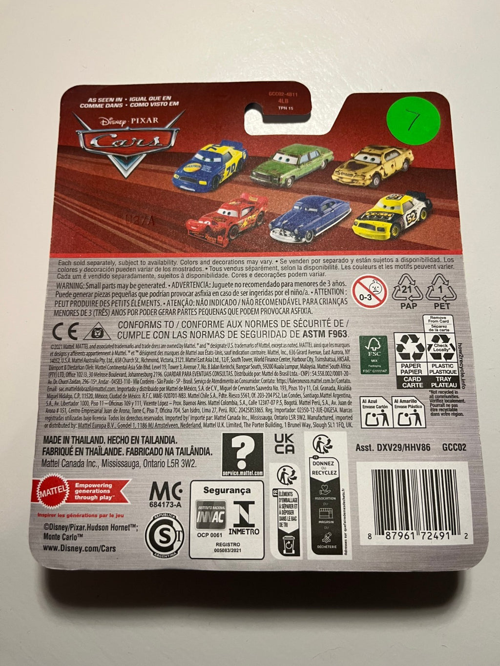 Voiture Cars Disney Pixar Darrell Cartrip