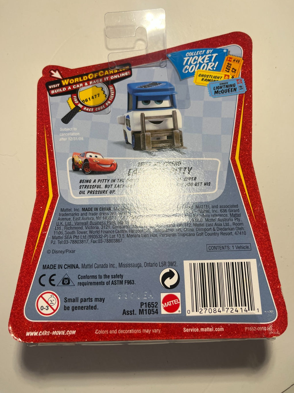 Voiture Cars Disney Pixar Chuki