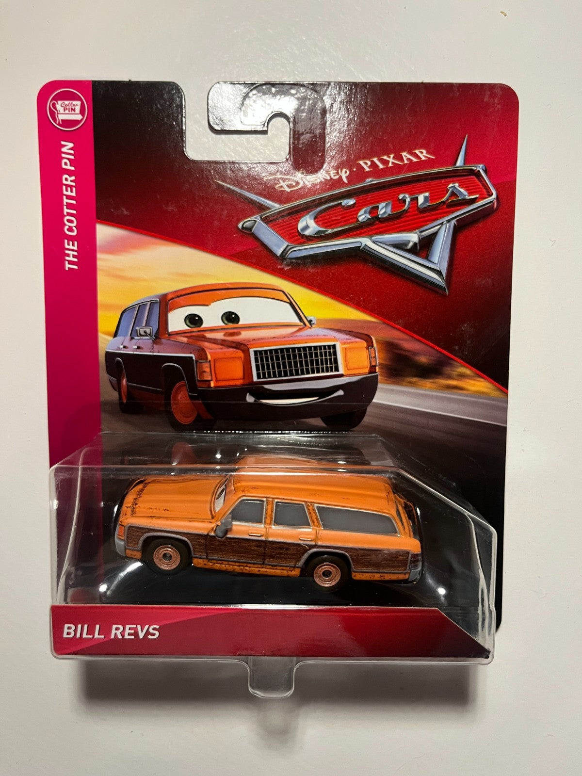 Voiture Cars Disney Pixar Bill Revs Rare Import USA Neuve Sous Blister