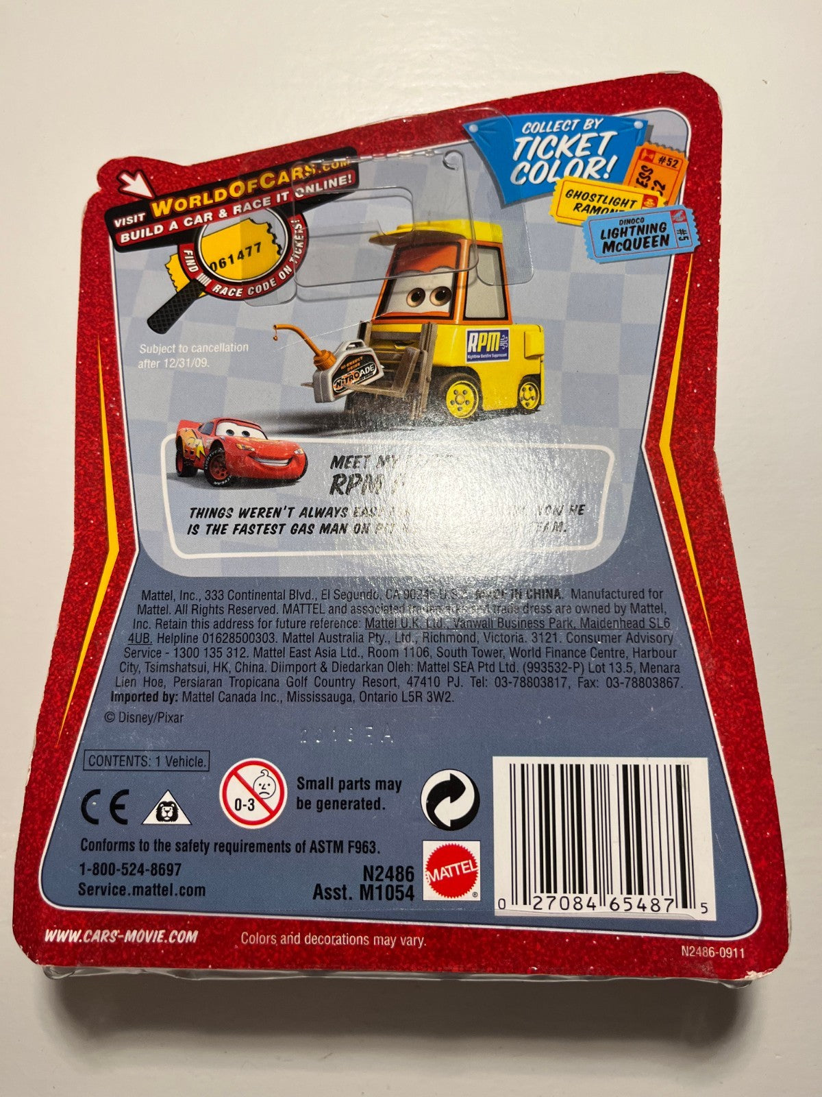Voiture Cars Disney Pixar Edwin Kranks
