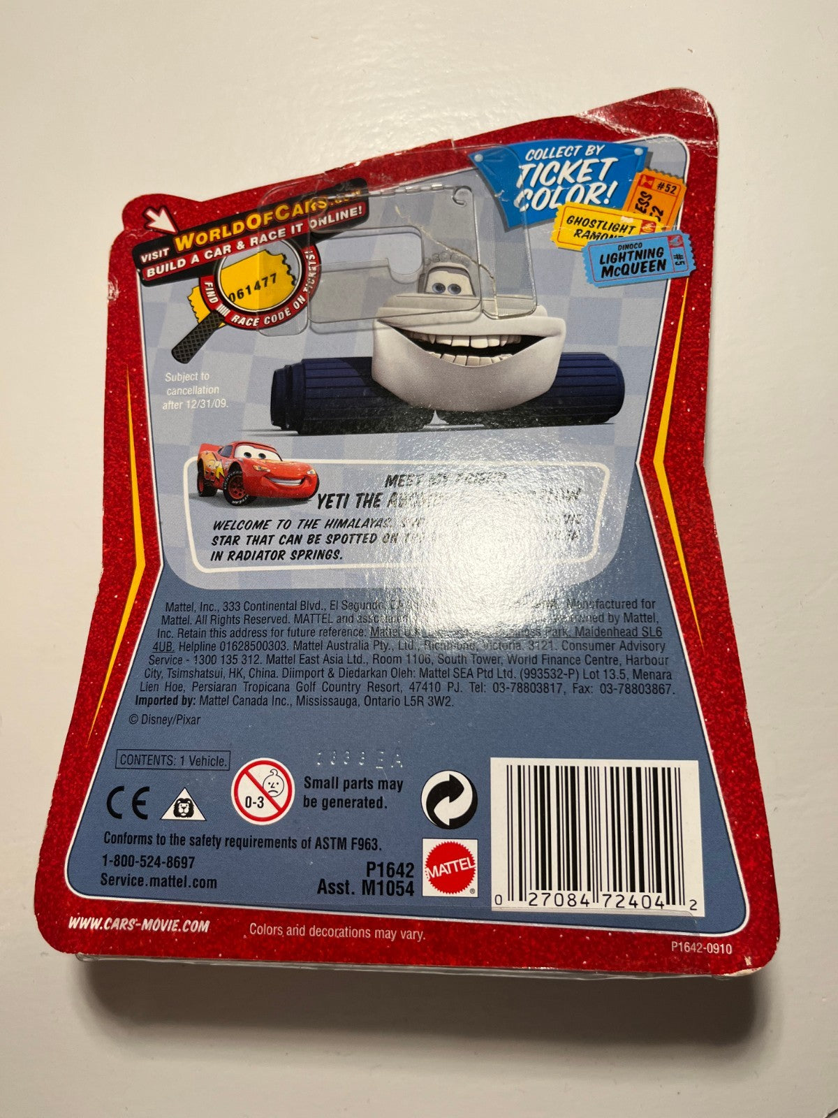 Boost Impound – version rare Disney Pixar Cars Race O Rama