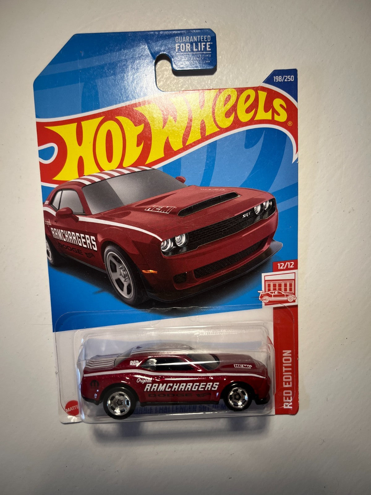Hot Wheels Red Edition – Dodge Challenger SRT Demon 2018