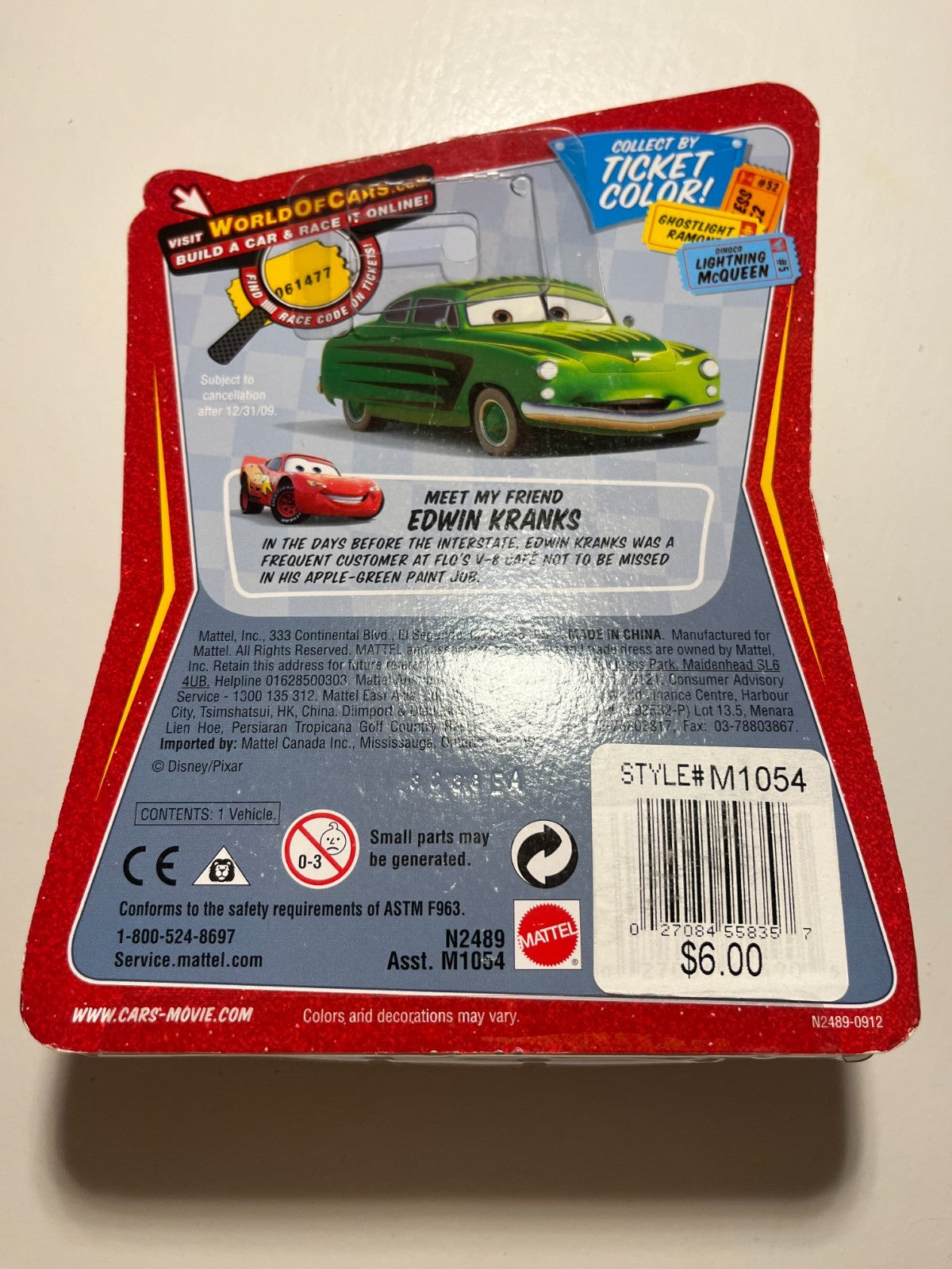 Voiture Cars Disney Pixar Chief RPM