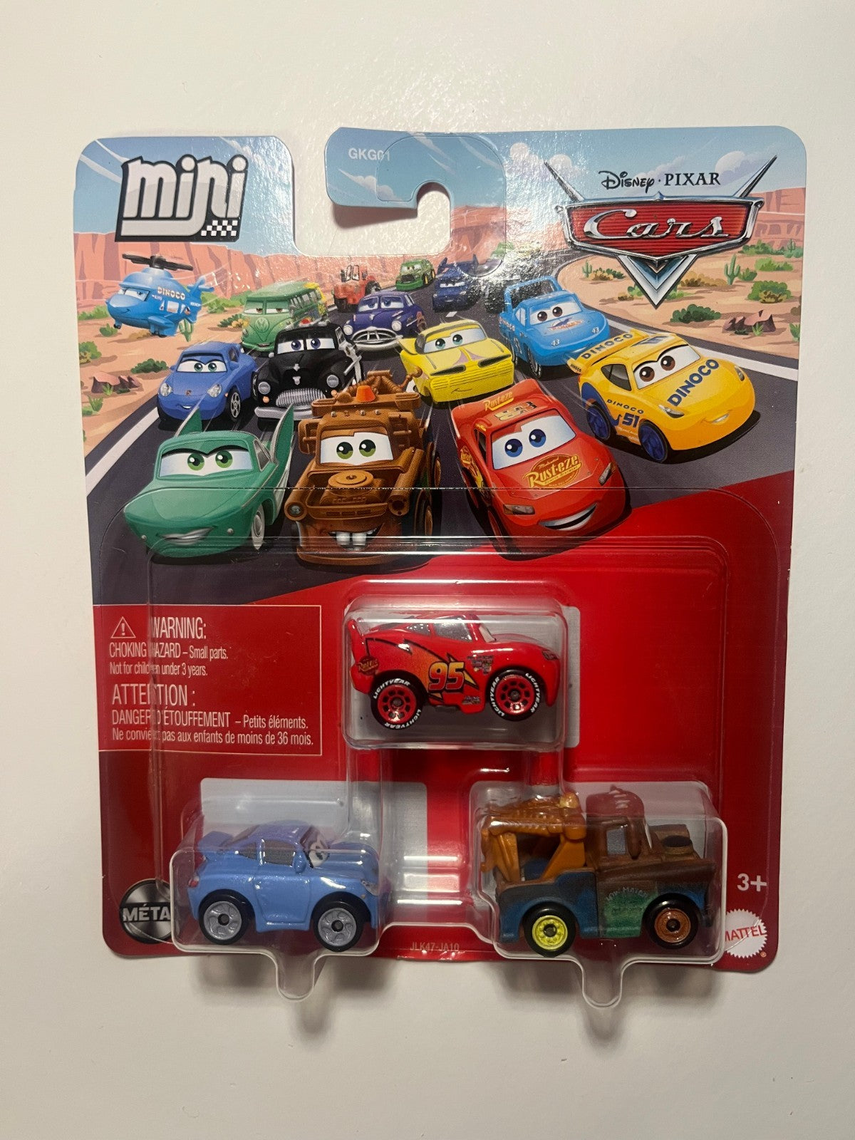 Coffret 3 voitures mini racers Cars Disney Pixar