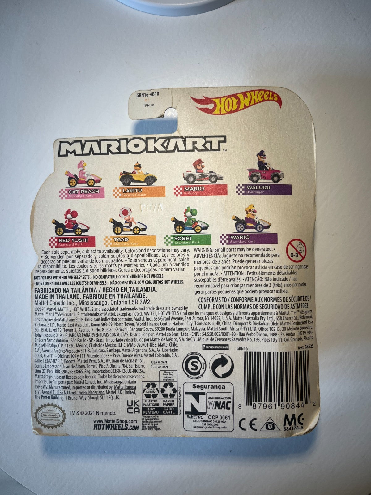 Voiture Hot Wheels Mario Kart - Lakitu - Sports coupe