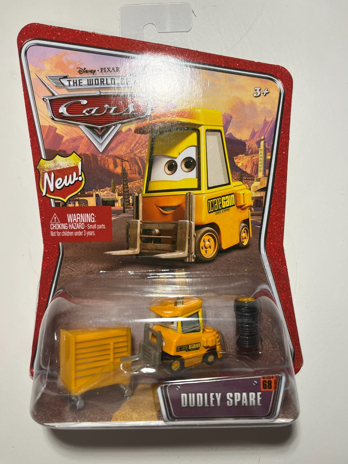 Voiture Cars Disney Pixar Dudley Spare Rare Import USA Neuve Blister Scellé