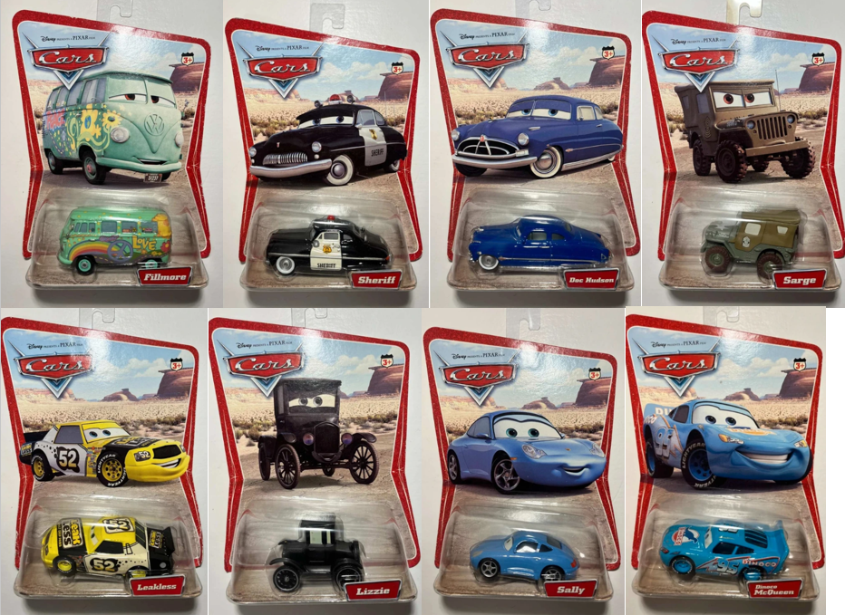 Disney Pixar Cars Mattel Desert Series Radiator Springs Lot 8 Diecast 1:55