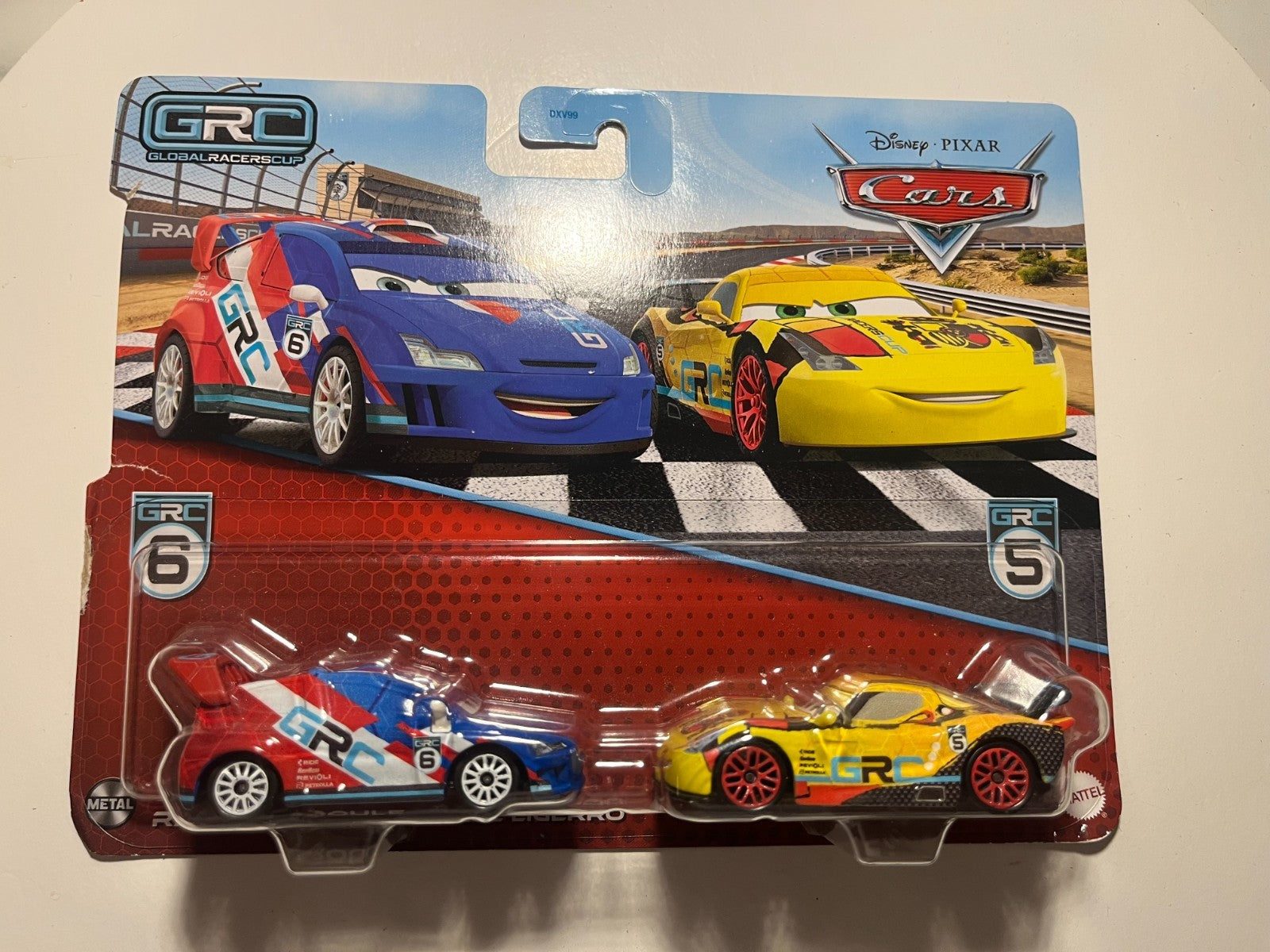 Coffret 2 Voitures Cars Disney Pixar Raoule Caroule + Miguel Camino GRC